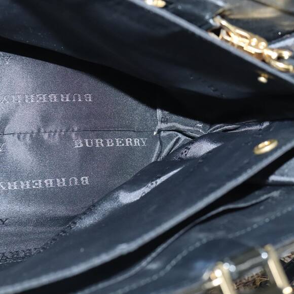 Burberry Hand Bag Wool Beige Gold - Picture 16 of 16